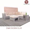 Sofá quente do Rattan com C-Mesa para ao ar livre (5091)